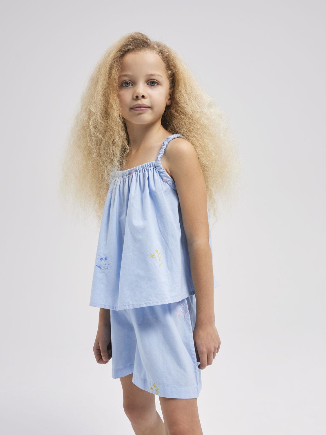 NKFFALOWER T-Shirts & Tops - Chambray Blue